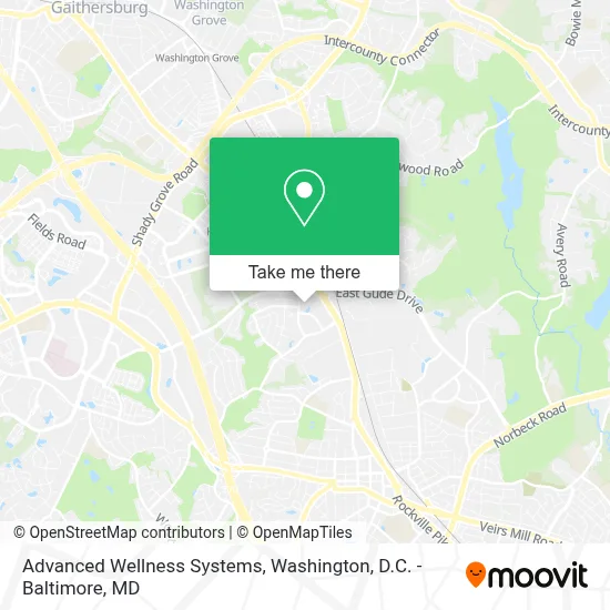 Advanced Wellness Systems map