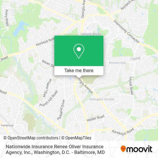 Nationwide Insurance Renee Oliver Insurance Agency, Inc. map