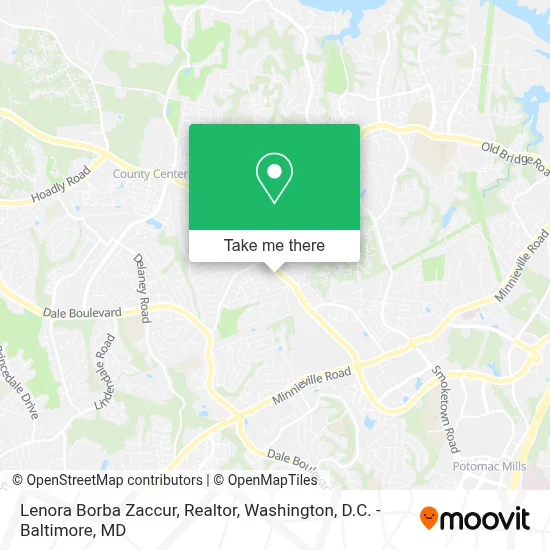 Lenora Borba Zaccur, Realtor map