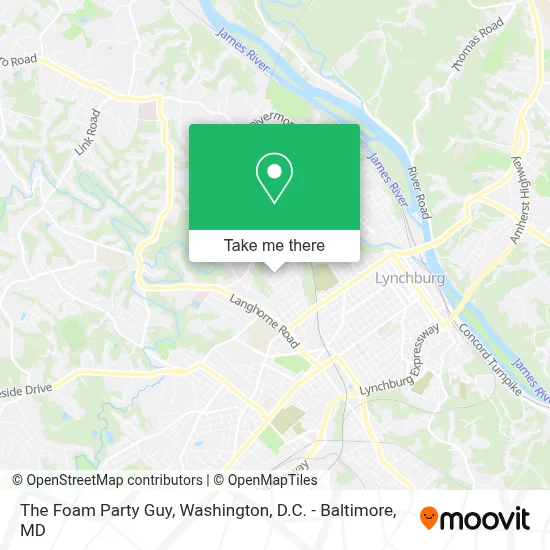 The Foam Party Guy map