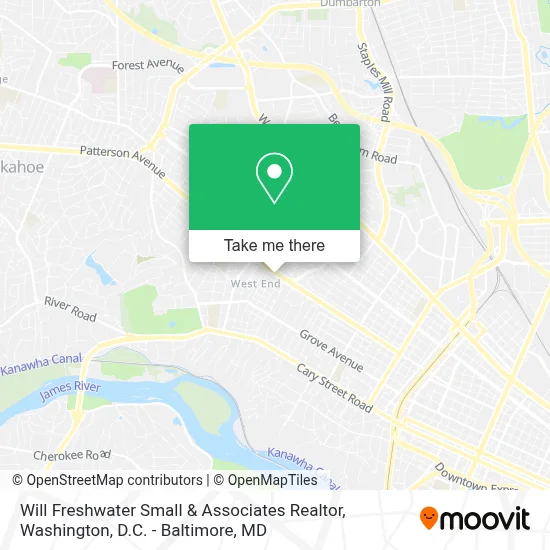 Will Freshwater Small & Associates Realtor map