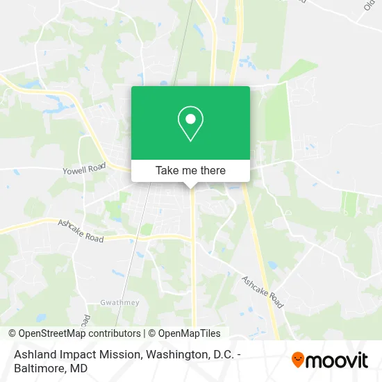 Ashland Impact Mission map
