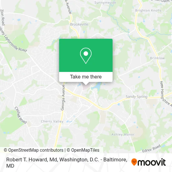 Robert T. Howard, Md map