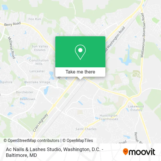 Ac Nails & Lashes Studio map