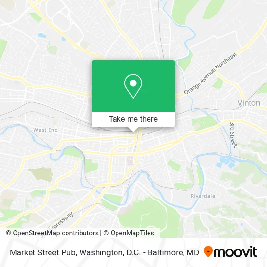 Market Street Pub map