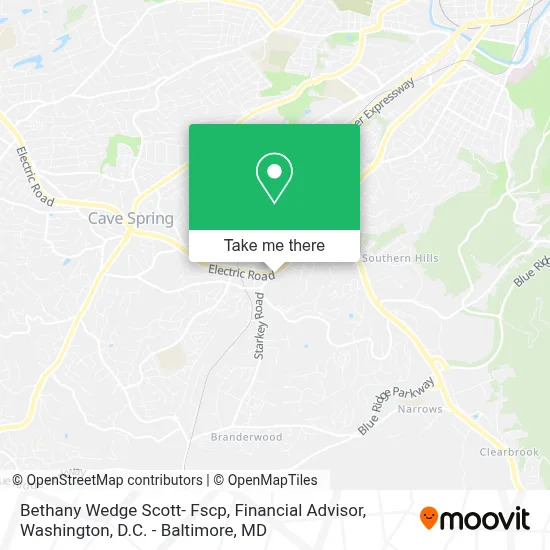 Bethany Wedge Scott- Fscp, Financial Advisor map