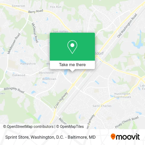 Sprint Store map