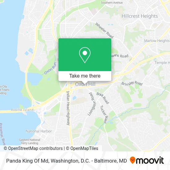 Panda King Of Md map