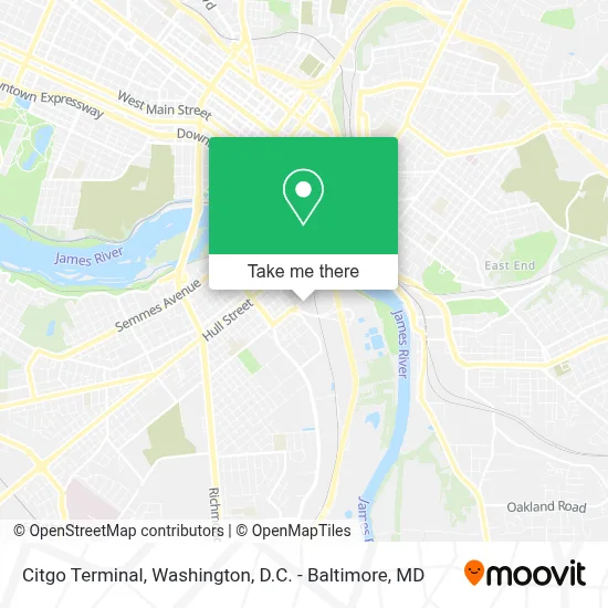Citgo Terminal map