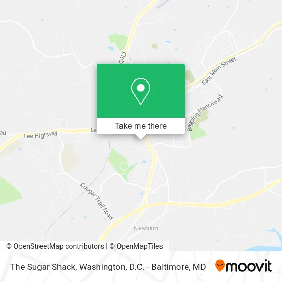 The Sugar Shack map