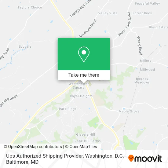 Ups Authorized Shipping Provider map