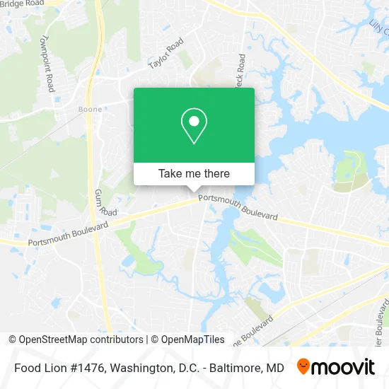 Food Lion #1476 map
