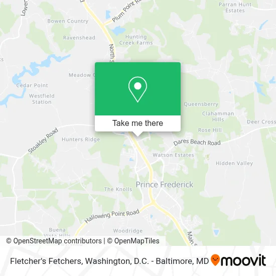Fletcher's Fetchers map