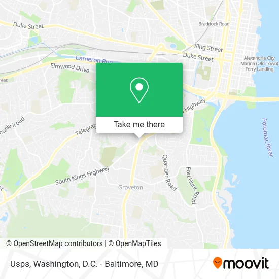 Usps map