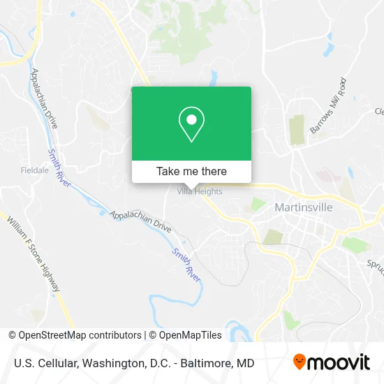 U.S. Cellular map