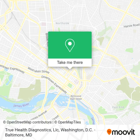 True Health Diagnostics, Llc map
