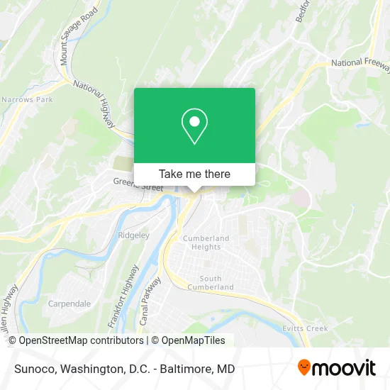 Sunoco map
