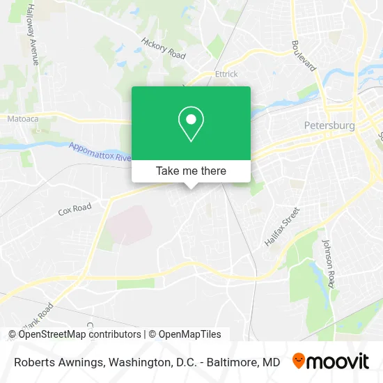 Roberts Awnings map