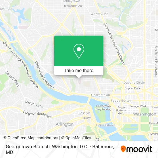 Georgetown Biotech map