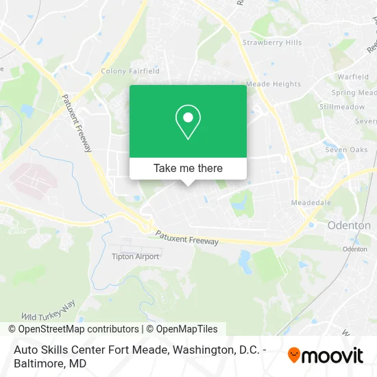 Auto Skills Center Fort Meade map