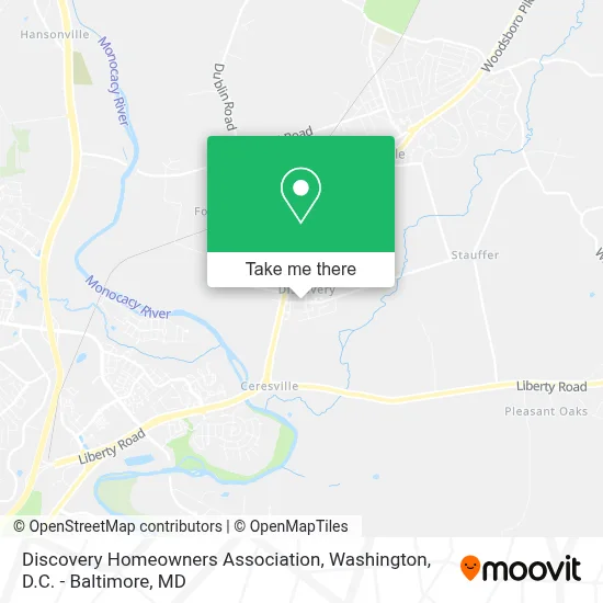 Discovery Homeowners Association map