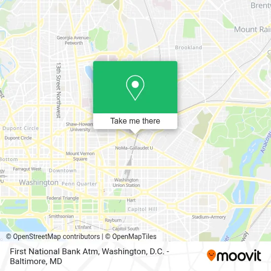 First National Bank Atm map