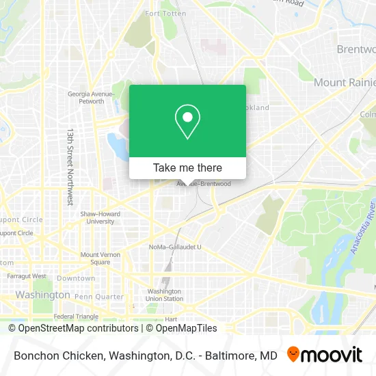 Bonchon Chicken map
