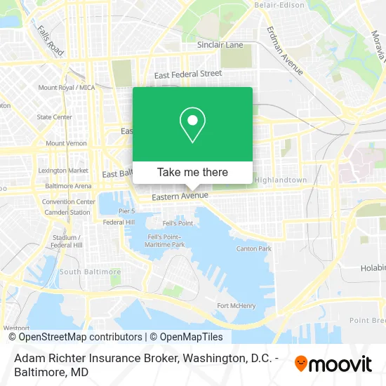 Adam Richter Insurance Broker map