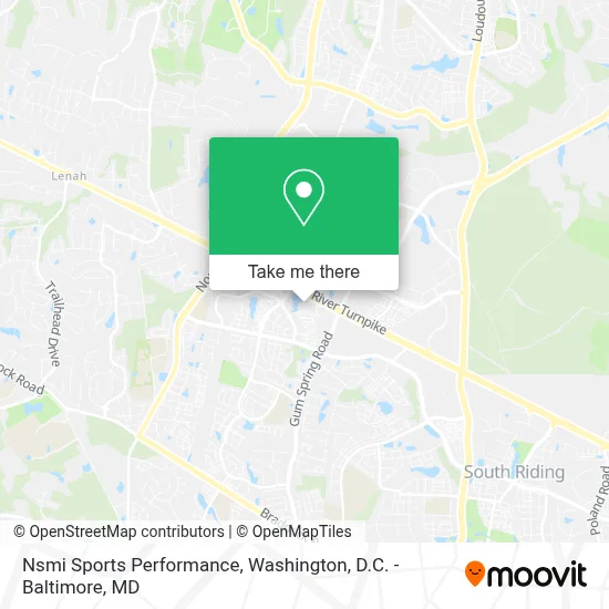 Nsmi Sports Performance map