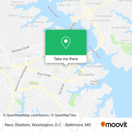 Navy Stadium map