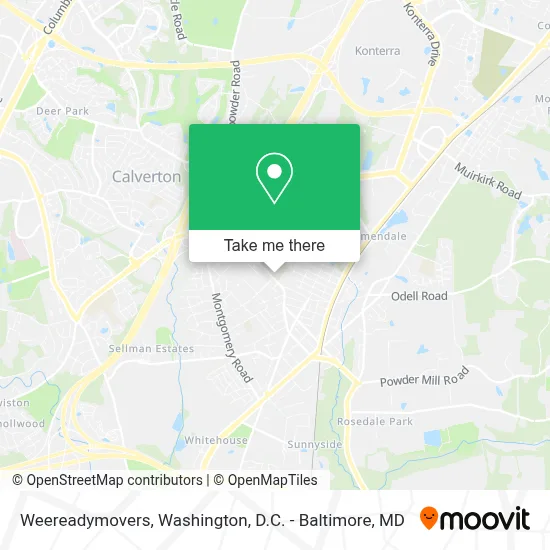 Weereadymovers map