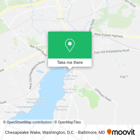 Chesapeake Wake map