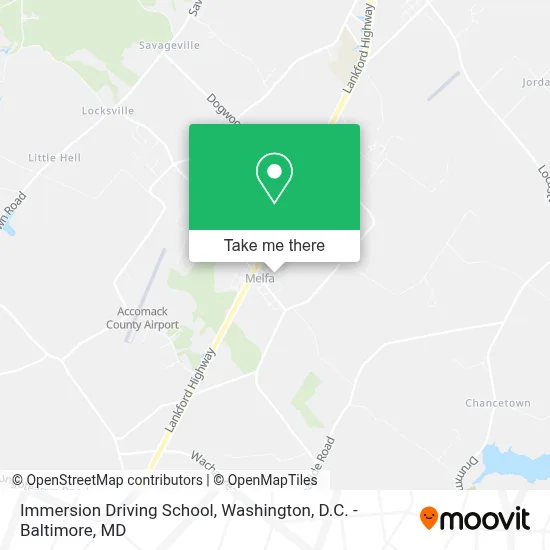 Immersion Driving School map