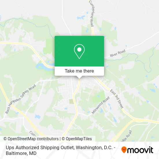 Ups Authorized Shipping Outlet map