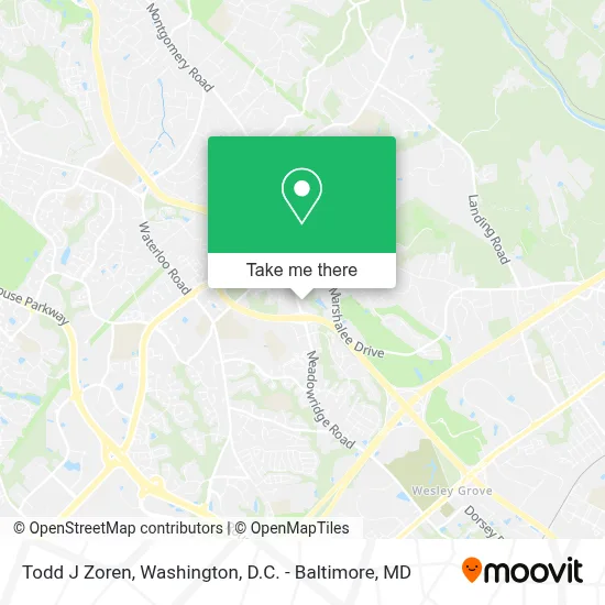 Todd J Zoren map