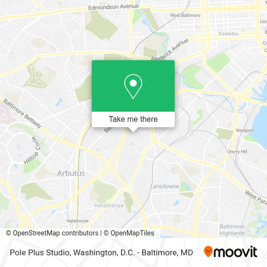 Pole Plus Studio map