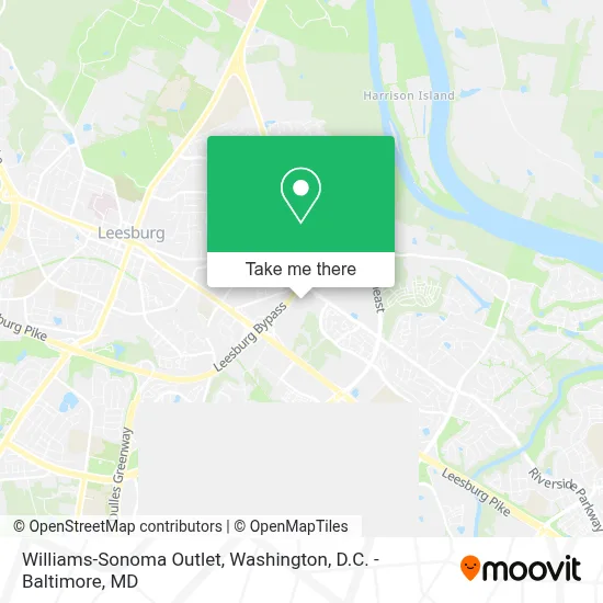 Williams-Sonoma Outlet map