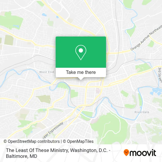The Least Of These Ministry map