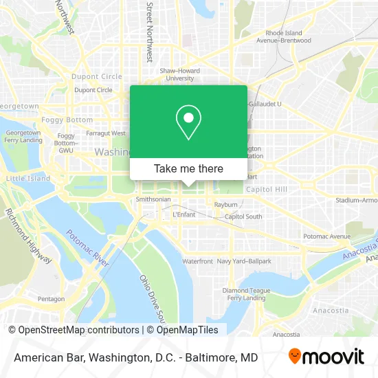 Bar Americano map
