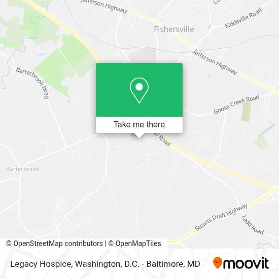 Legacy Hospice map