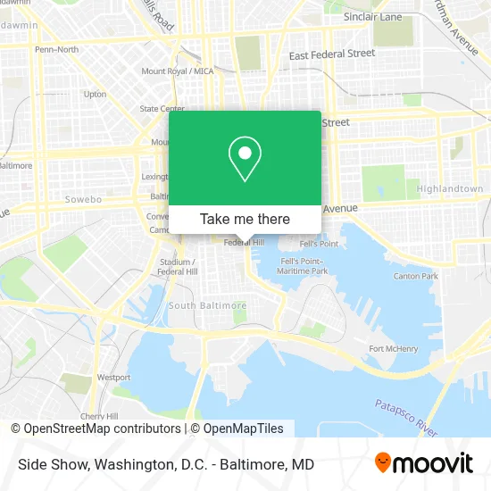 Side Show map