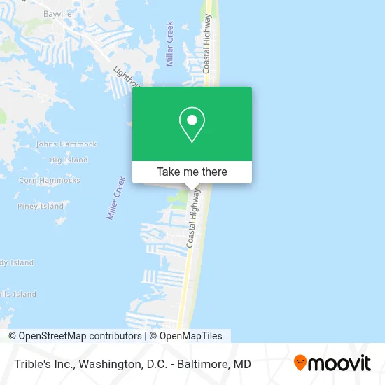 Trible's Inc. map