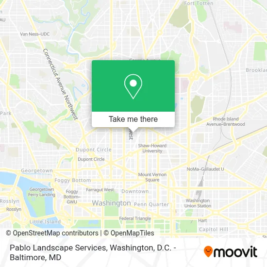 Pablo Landscape Services map