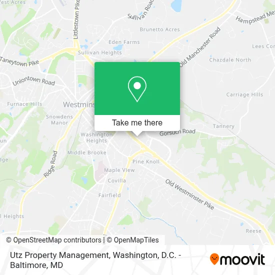 Utz Property Management map