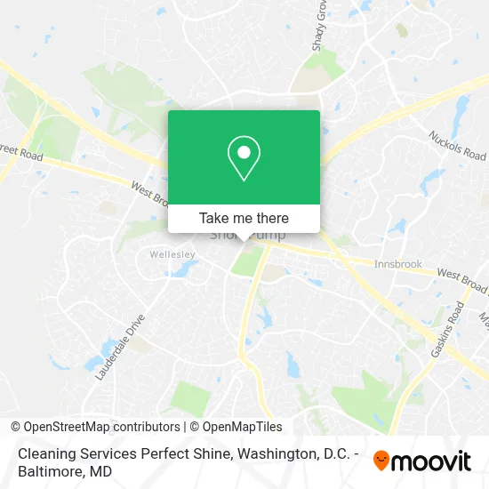 Cleaning Services Perfect Shine map