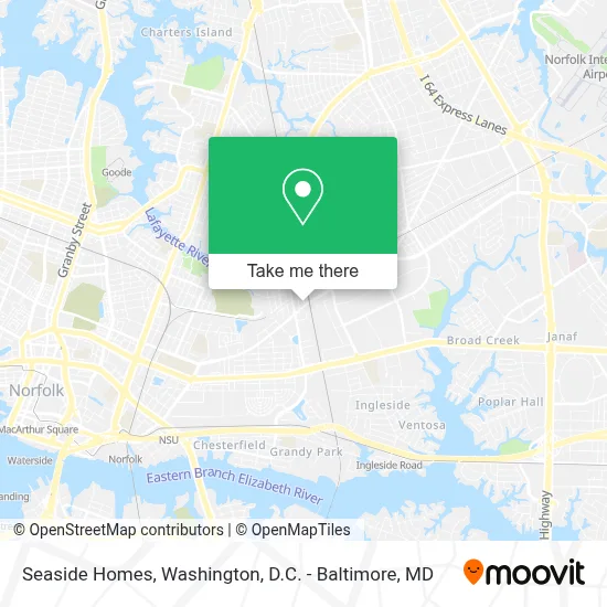 Seaside Homes map