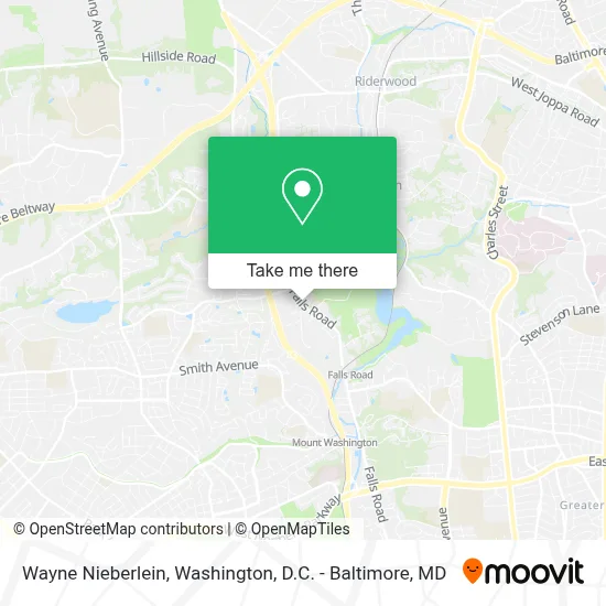 Wayne Nieberlein map