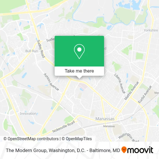 The Modern Group map