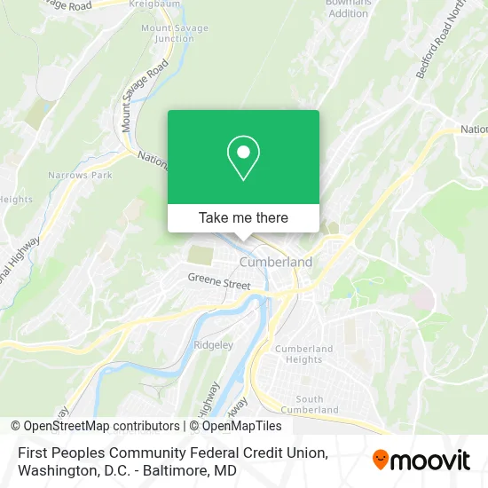 First Peoples Community Federal Credit Union map