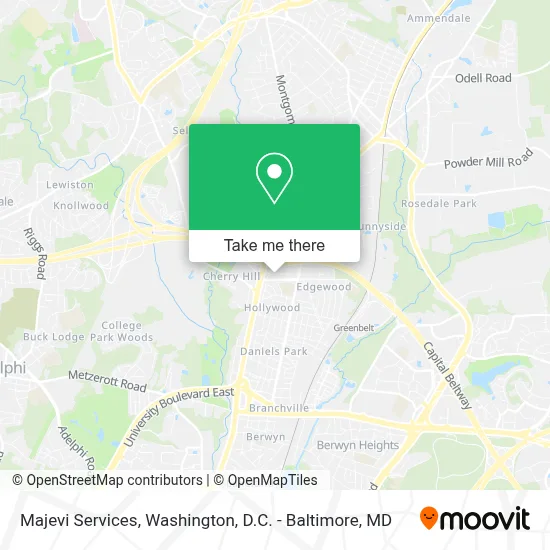 Majevi Services map